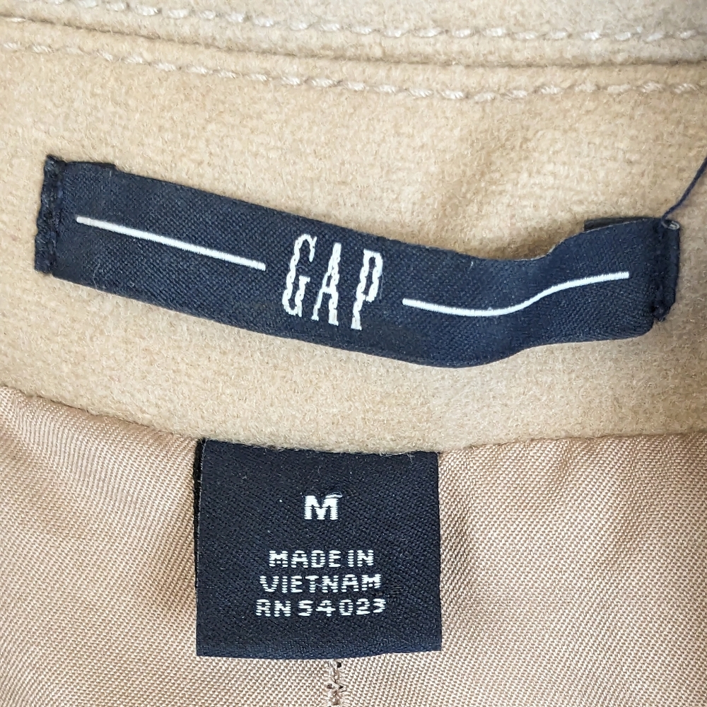 GAP Tan Peacoat with Toggle Closures - CLOSET CLOSING  FINAL MARKDOWN - Picture 6 of 10